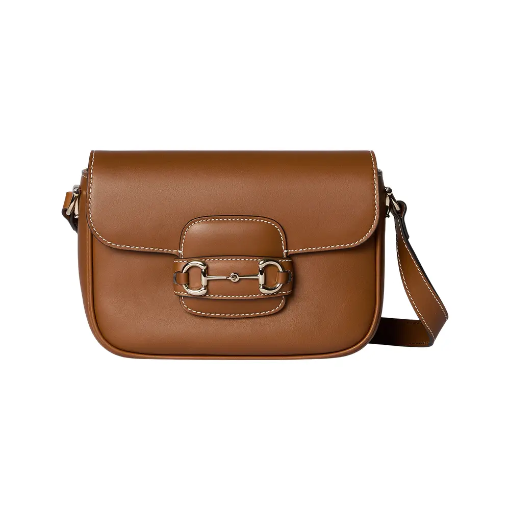Horsebit 1955 Soft Small Shoulder Bag Brown