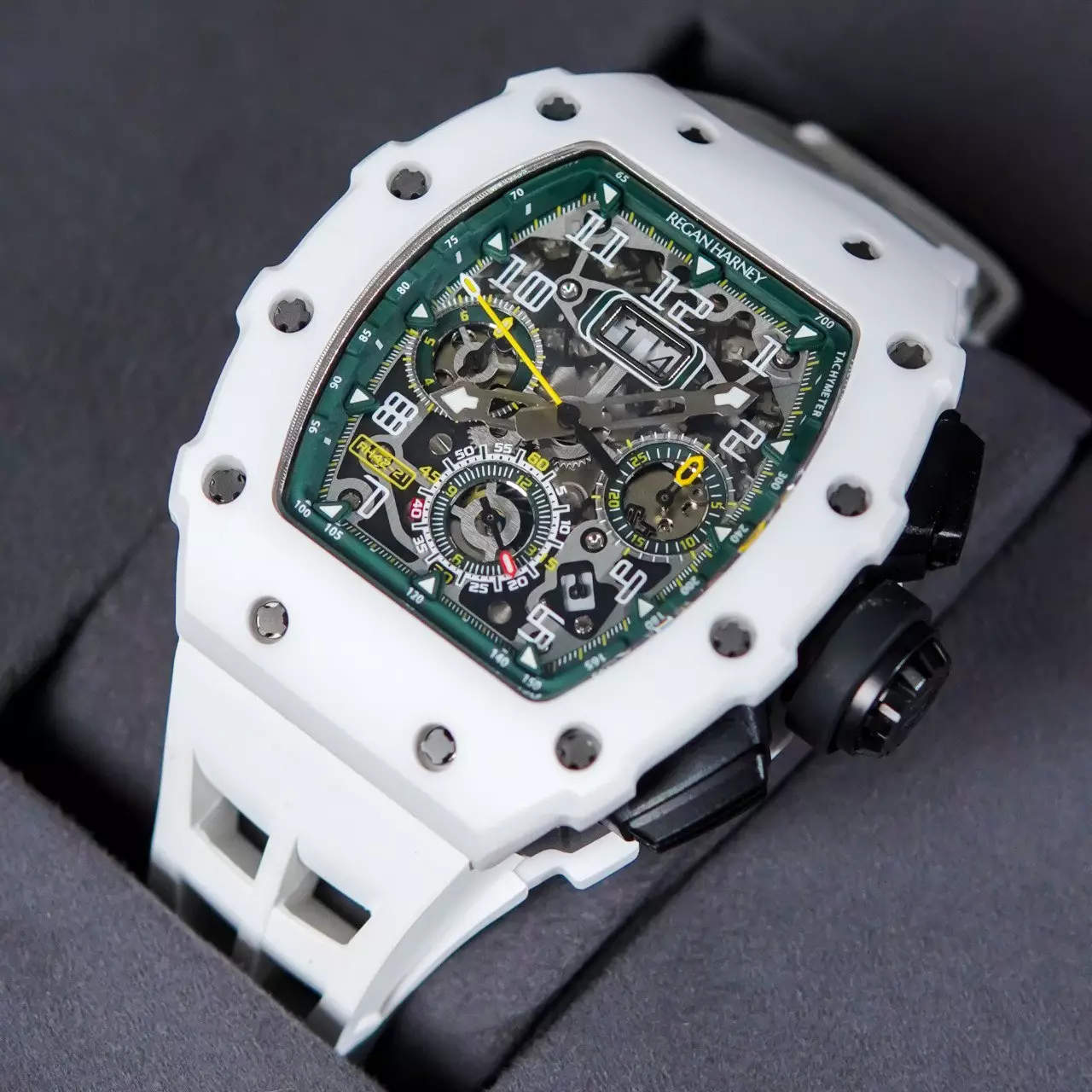 Jam Tangan REGAN HARNEY RH 42-21 MANDALIKA CERAMIC WATCH 100% ORIGINAL - OS